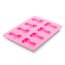 Matrita de copt 8 Forme Penis din silicon, Roz, 18,5 cm#