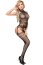 Sexy Flirt Black High Neck Bodystocking- Negru