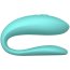Vibrator Cupluri We-Vibe "Sync Lite Aqua" 7,8 cm - Turcoaz - vedere frontala