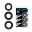 Set 3 inele de potenta si erectie, Titan - detaliu design
