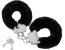 Catuse Plus Loving Joy "Furry Handcuffs" Negru