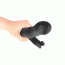 Vibrator Virgite »Rabbit Passion« 22,4 cm - Negru - detaliu design