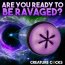 Masturbator Creature Cocks "Alien Wormhole" 22 cm - Violet - dimensiuni complete