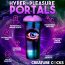 Masturbator Creature Cocks "Alien Wormhole" 22 cm - Violet - detaliu finisaj