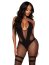 One True Love Bodystocking, Negru, Leg Avenue, S-L# - detaliu finisaj