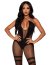 One True Love Bodystocking, Negru, Leg Avenue, S-L# - accesorii incluse