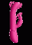 Vibrator Iepuras, May, Dual Pulse-Wave & Vibrating C-spot & G-Spot Rabbit Pink - vedere spate