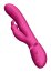 Vibrator Iepuras, May, Dual Pulse-Wave & Vibrating C-spot & G-Spot Rabbit Pink - vedere laterala