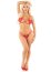 Set Lenjerie Intima Hearts Design Leg Avenue - Rosu