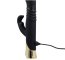 Vibrator Virgite »Rabbit Passion« 22,4 cm - Negru - accesorii incluse