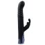 Vibrator Rabbit Passion »Silver Fox« 24,8 cm - Negru - detaliu finisaj