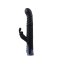 Vibrator Rabbit Passion »Silver Fox« 24,8 cm - Negru - culoare si material