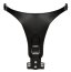 Strapon Unisex Zado »Leather Slip With Double Cock« 15 cm - Negru