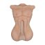 Masturbator Barbat cu Penis Mistress "Strong Man" 51 cm - Natural - detaliu finisaj