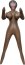Papusa Gonflabila CalExotics "India Nubian" Maro##