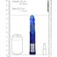 Vibrator Shots Toys »Rotating Beetle« 23 cm - Albastru