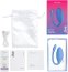 Vibrator Cupluri We-Vibe »Jive« 7,4 cm - Albastru - dimensiuni complete
