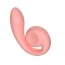 Vibrator Snail Vibe »Gizi Rabbit« 12 cm - Roz - vedere laterala