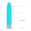 Vibrator Luminous »Eleni« 14 cm - Turcoaz