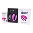 Vibrator Cupluri Loving Joy »Duet Remote Control« 20 cm - Violet