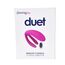 Vibrator Cupluri Loving Joy »Duet Remote Control« 20 cm - Violet