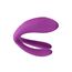 Vibrator Cupluri Loving Joy »Duet Remote Control« 20 cm - Violet