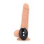 Vibrator ultra realistic natural Loving Joy 7.5″ Remote Thrusting, Silicon, 10 Vibratii, [ 21 cm x 4 cm ] - culoare si material