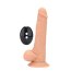 Vibrator ultra realistic natural Loving Joy 7.5″ Remote Thrusting, Silicon, 10 Vibratii, [ 21 cm x 4 cm ] - vedere laterala