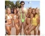 Body chiloti barbati  Blue Line Mankini Verde Neon S-L
