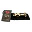 Butt Plug Anal Precious Metals "Heart Shaped Gold" 7,5 cm - Galben##