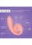 Vibrator Snail Vibe »Gizi Rabbit« 12 cm - Roz - vedere spate