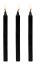 Set Lumanari Ceara Rece Master Series "Fire Sticks" 3 Bucati - Negru - vedere frontala