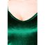 Rochie Catifelata Saresia - Verde