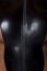 Salopeta Neagra cu Insertii Transparente GoGo Jumpsuit Saresia - Negru