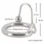 Inel penis cu bila metalica Penis Plug "Thrilling Sperm Stopper" Argintiu##