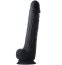 Dildo XXL Dream Toys »Dual Density« 38 cm - Negru - detaliu finisaj