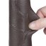 Dildo Realistic  8.5" Lovetoy "Sliding Skin Dual Layer Dong" 22 cm - Maro##