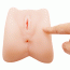 Masturbator cu Vibratii HAOOY "Anthea Magic Flesh" 17 cm - Natural - detaliu ambalaj