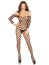 Bodystocking din Plasa Lata cu Umeri Deschisi Leg Avenue - Negru