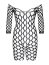 Bodystocking din Plasa Lata cu Umeri Deschisi Leg Avenue - Negru