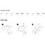 Vibrator Cupluri We-Vibe »Sync Go« Violet - dimensiuni complete