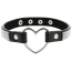 Chocker  cu Inima Coquette - Negru## - culoare si material