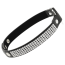 Chocker  cu Inima Coquette - Negru## - vedere laterala