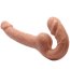 Dildo Dublu Baile "Ultra Realistic"15 cm - Natural - vedere frontala