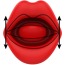 Limba cu Vibratii Mia Sicilia "Double Pleasure" Rosu - detaliu design