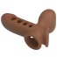 Manson Penis Pretty Love "Tyronn cu Pompa Airbag"​ 20 cm - Maro - vedere spate
