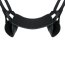 ​Leagan Sexual EasyToys »Bum Support Over The Door Swing« Negru - vedere laterala