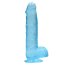 Dildo Jelly Realrock "Crystal Clear" 17 cm - vedere frontala