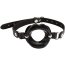 KINK Horse Gag Submissive negru curele reglabile catarame metalice ajustare dimensiune cap