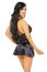 Camasa de Noapte Marinela Chemise Beauty Night - Negru